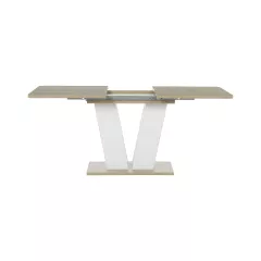 РАЗТЕГАТЕЛНА ТРАПЕЗНА МАСА VEGAS T - ДЪБ СОНОМА / БЯЛ_5