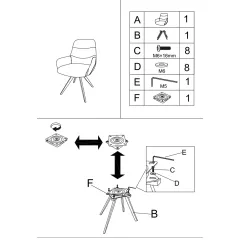 ТРАПЕЗЕН СТОЛ ASCOT - КАПУЧИНО B 18_5 ТРАПЕЗЕН СТОЛ ASCOT - КАПУЧИНО B 18_5