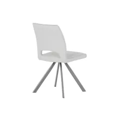 ТРАПЕЗЕН СТОЛ CRAVEN 2 СИЛИКОНОВА КОЖА - СИВ 67_4