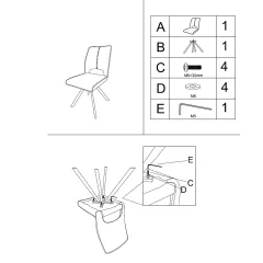ТРАПЕЗЕН СТОЛ CRAVEN - ОХРА MJ 3_5