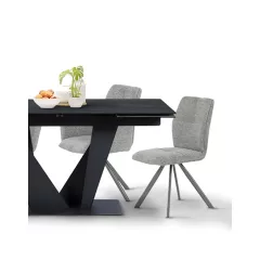 ТРАПЕЗЕН СТОЛ MALDON 2 - СИВ R 07_5