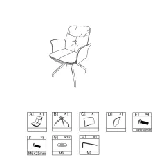 ТРАПЕЗЕН СТОЛ MARLOW - САХАРА BF 2_5