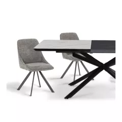 ТРЕПЕЗЕН СТОЛ LONDON 2 - СИВ R 07_5