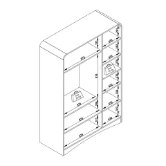 ТРИКРИЛЕН ДЕТСКИ ГАРДЕРОБ PORI_5