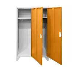 МЕТАЛЕН ШКАФ CARMEN CR-1602 KZ - СИВ / ОРАНЖЕВ_1