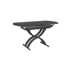 РАЗТЕГАТЕЛНА МАСА С ПОВДИГАЩ МЕХАНИЗЪМ LESKO - ЧЕРНА_1