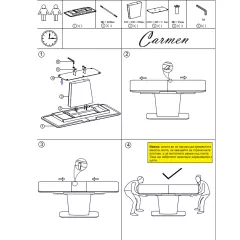 РАЗТЕГАТЕЛНА ТРАПЕЗНА МАСА DUBROVNIK - КАПУЧИНО_4