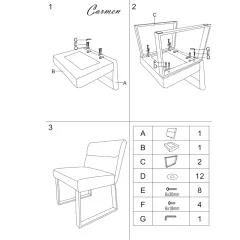 ТРАПЕЗЕН СТОЛ HANAM - СИВ B 10_7