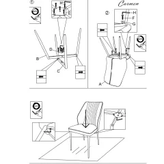 ТРАПЕЗЕН СТОЛ LAREDO 1 Y СИЛИКОНОВА КОЖА - СВЕТЛОКАФЯВ 11_6