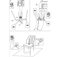 ТРАПЕЗЕН СТОЛ LAREDO Y СИЛИКОНОВА КОЖА - ЧЕРЕН 60_6