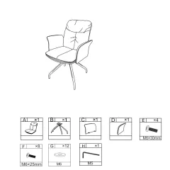 ТРАПЕЗЕН СТОЛ MARLOW 2 - МИШО СИВ BF 2_5