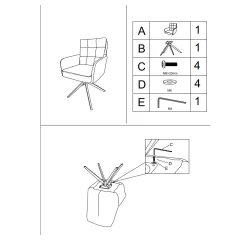 ТРАПЕЗЕН СТОЛ SEFTON - ГОРЧИЦА SEA_6