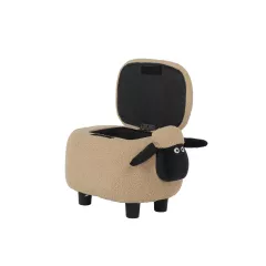 ДЕТСКА ТАБУРЕТКА ОВЦА - ТЪМНО БЕЖОВ_2