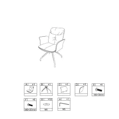 ТРАПЕЗЕН СТОЛ MARLOW 1 - ШАМПАНСКО BF 2_5