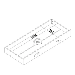 ЧЕКМЕДЖЕ ЗА ДЕТСКО ЛЕГЛО PINK HOUSE - 90 х 200 - РОЗОВО_3