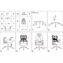ОФИС СТОЛ LYON - СИВ_13