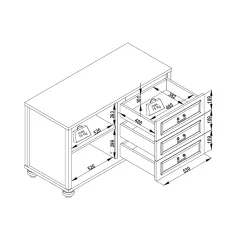 ДЕТСКИ СКРИН TIFFANY 115 X 71 X 49 CM_4