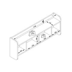 ЕТАЖЕРКА ЗА СТЕНА OSLO_3