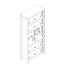 OSLO ЕТАЖЕРКА ЗА КНИГИ - 2146_3