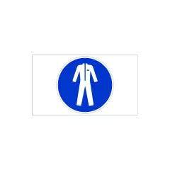 ТАБЕЛА ЗАДЪЛЖИТЕЛНО ИЗПОЛЗВАНЕ НА ЗАЩИТНО ОБЛЕКЛО PVC 40/40 СМ 310_0 ТАБЕЛА ЗАДЪЛЖИТЕЛНО ИЗПОЛЗВАНЕ НА ЗАЩИТНО ОБЛЕКЛО PVC 40/40 СМ 310_0