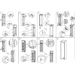 МЕТАЛЕН ШКАФ CR-1291 L - СИВ_5