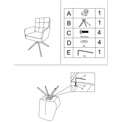 ТРАПЕЗЕН СТОЛ SEFTON - КАКИ SEA_1