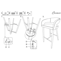 БАР СТОЛ BREA 2 - БЕЖОВ_5