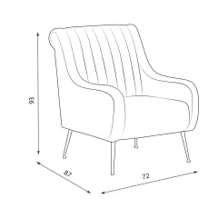 КРЕСЛО ANITA - СВЕТЛОБЕЖОВО HLR_3
