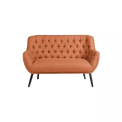 ДВУМЕСТНО КАНАПЕ BERGEN - ОРАНЖЕВ НЕ_1