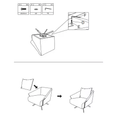 КРЕСЛО FERGUS - БЕЖОВО BF 5_6