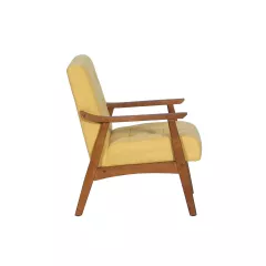 КРЕСЛО LEO - ОРЕХ - ЖЪЛТ_3