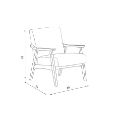 КРЕСЛО LEO - ОРЕХ - СИВ_5
