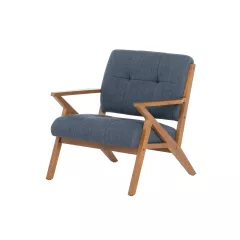 КРЕСЛО LUCAS - ОРЕХ - СИН_2