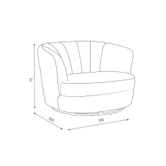 КРЕСЛО VIGO - СИН HLR_5