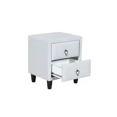 НОЩНО ШКАФЧЕ ЗА СПАЛНЯ GRASSE - СИВ 102_3