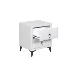 НОЩНО ШКАФЧЕ ЗА СПАЛНЯ KOLAJEN LINEN - СИВ 02_4