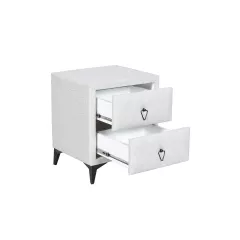 НОЩНО ШКАФЧЕ ЗА СПАЛНЯ KOLAJEN LINEN - СИВ 02_5