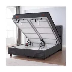 ТАПИЦИРАНА СПАЛНЯ С МАТРАК STRESS ZERO - АНТРАЦИТ 14_2