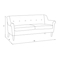 ТРИМЕСТНО КАНАПЕ ELIN - ТЪМНОСИВ MISS 58_3