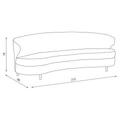 ТРИМЕСТНО КАНАПЕ MIA - ЛИЛАВО HLR_3