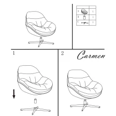 КРЕСЛО AMORA - БЕЖОВО_6