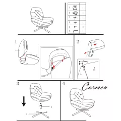 КРЕСЛО BRAGA - СИВО_5