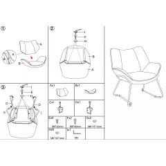 КРЕСЛО EUGEN - БЕЖОВО_5