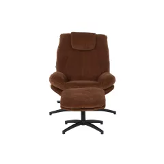 КРЕСЛО С ТАБРЕТКА PORTO - КАФЯВО_5