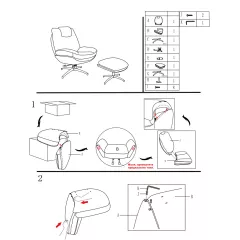 КРЕСЛО С ТАБРЕТКА PORTO - КАФЯВО_7