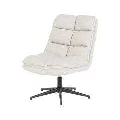 КРЕСЛО С ТАБУРЕТКА JANET - КРЕМ_3