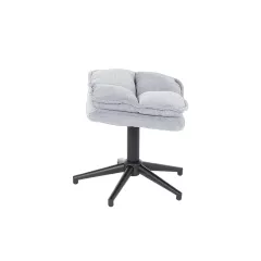 КРЕСЛО С ТАБУРЕТКА JANET - СВЕТЛОСИВ_6