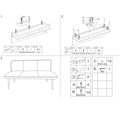 КУХНЕНСКА ПЕЙКА OSAN - ТЪМНОСИВ R 16_6