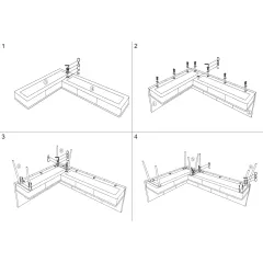 КУХНЕНСКИ ЪГЪЛ OSAN - БЕЖОВ R 30_5