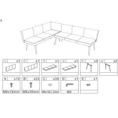 КУХНЕНСКИ ЪГЪЛ OSAN - ТЪМНОСИН R 77_6